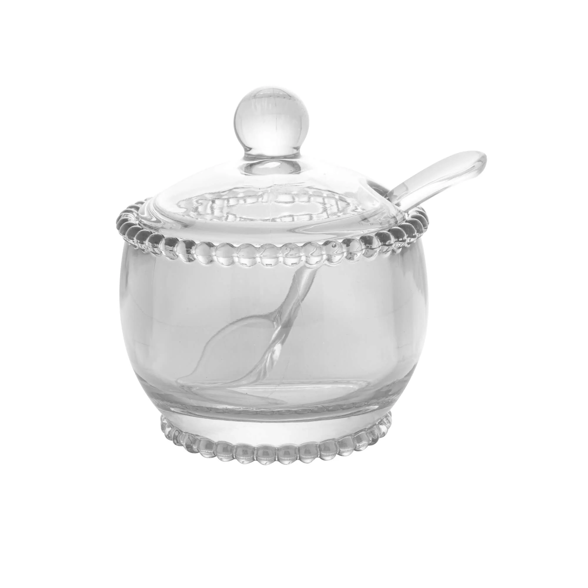 Açucareiro Cristal com Colher Bolinha Pearl - 10 cm - Image 16