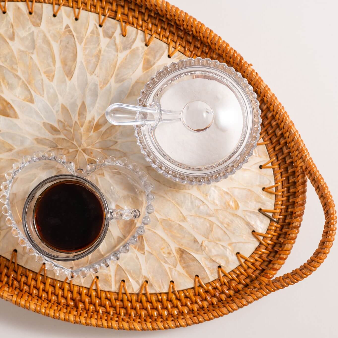 Açucareiro Cristal com Colher Bolinha Pearl - 10 cm - Image 9