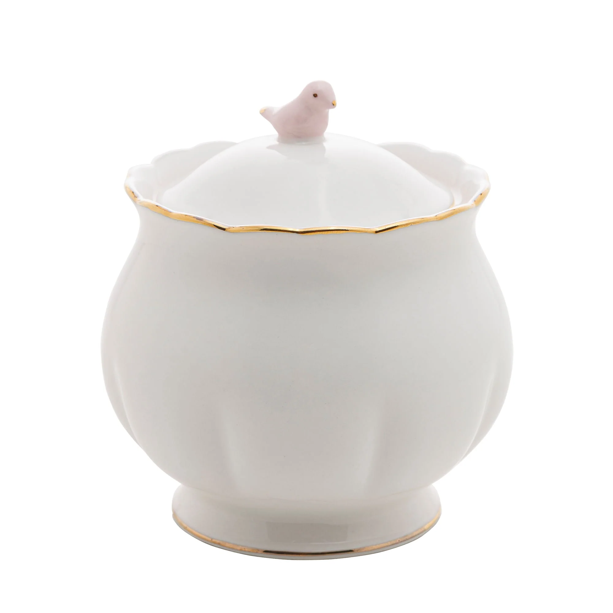 Açucareiro em Porcelana Birds Branco 300ml - Image 10