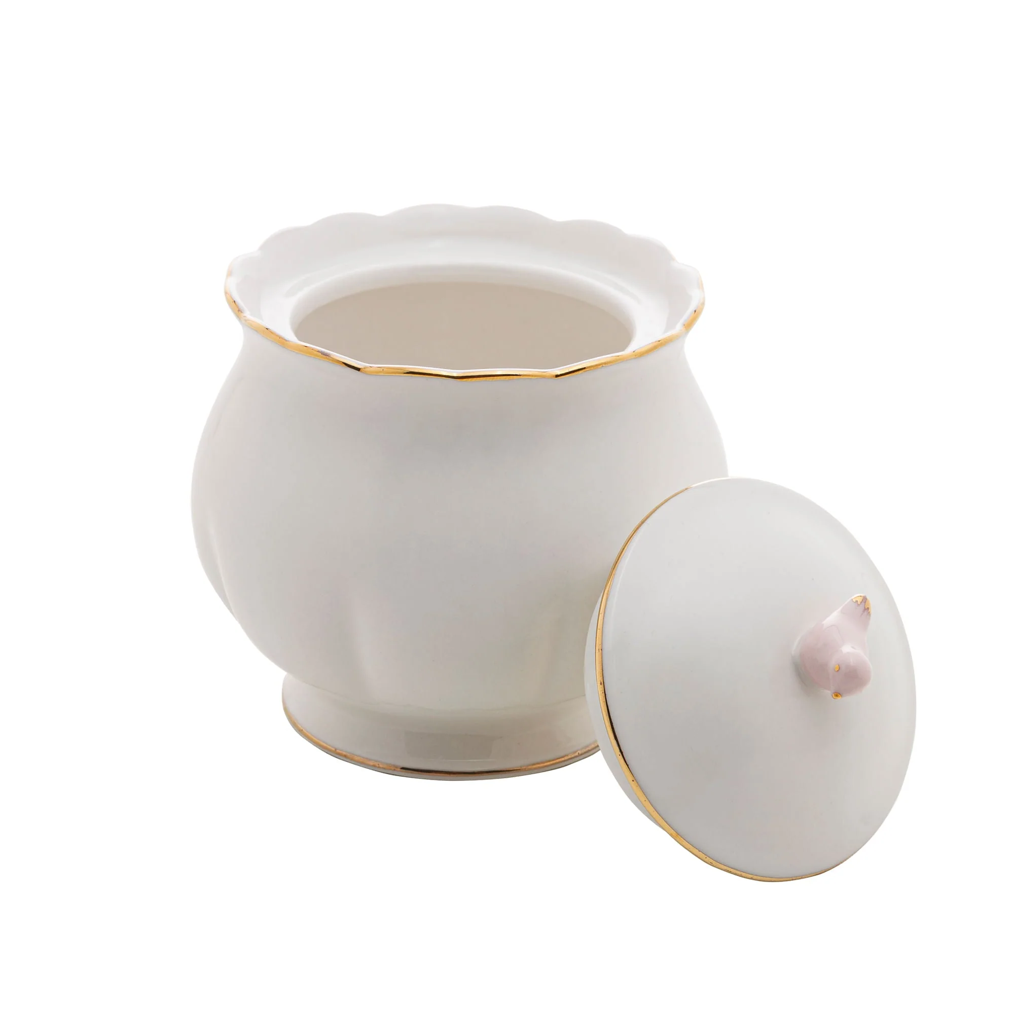 Açucareiro em Porcelana Birds Branco 300ml - Image 13