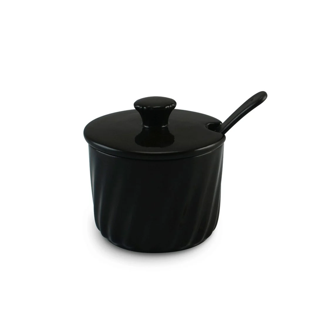 Açucareiro Twist com Colher Preto 250g - Image 5
