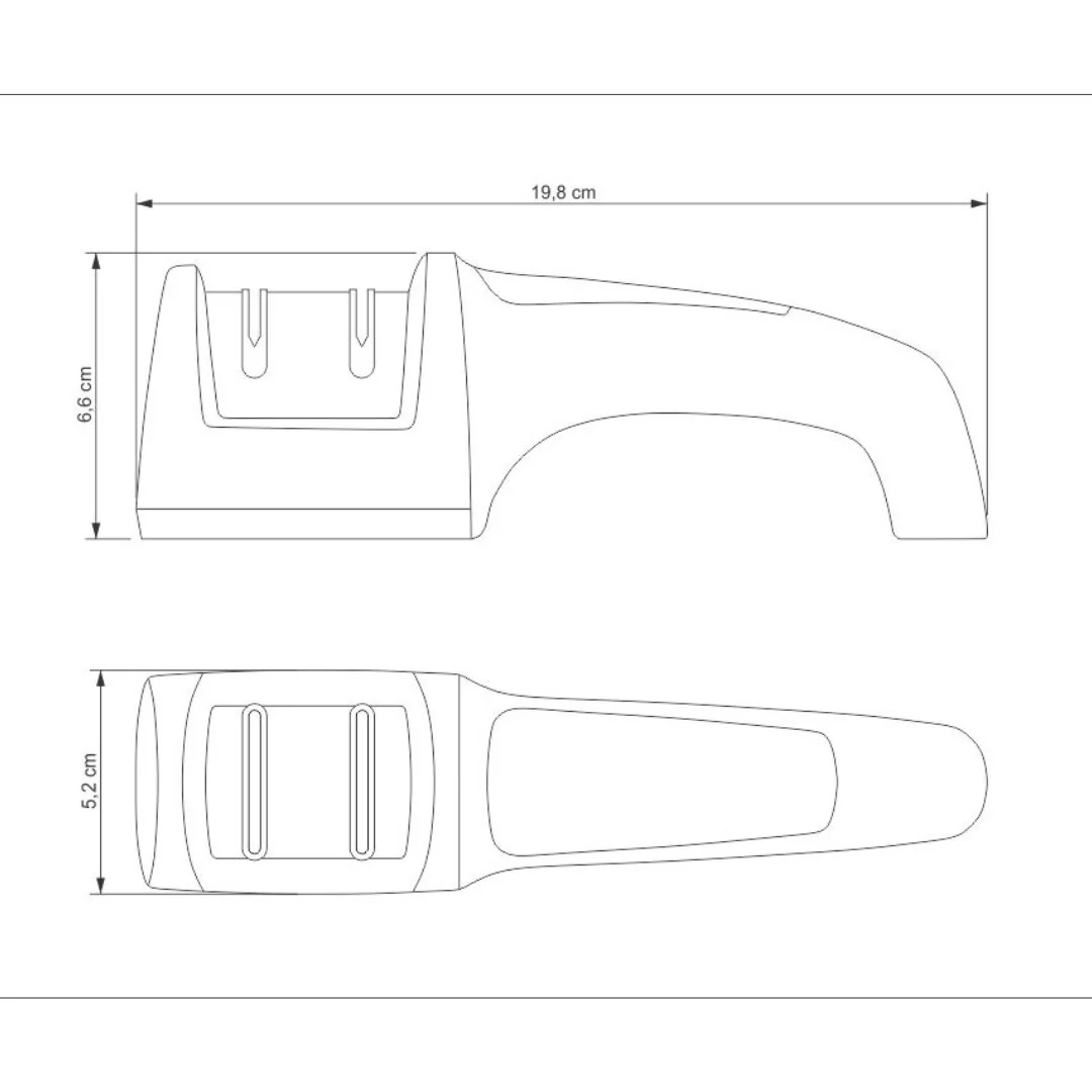 Afiador de Facas Profio Diamantado com Suporte Preto - Image 3