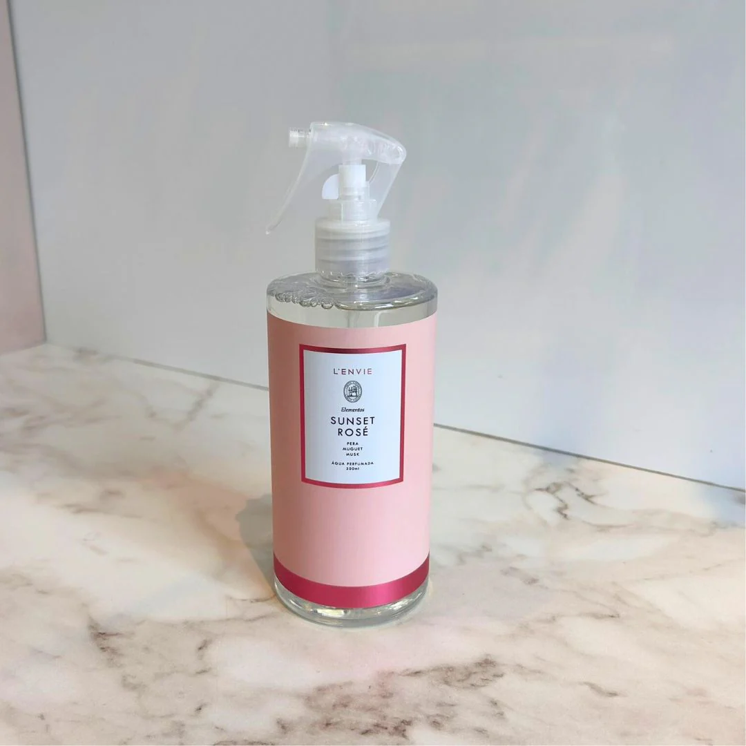 Água Perfumada Sunset Rose Elementos 500ml L'envie - Image 2