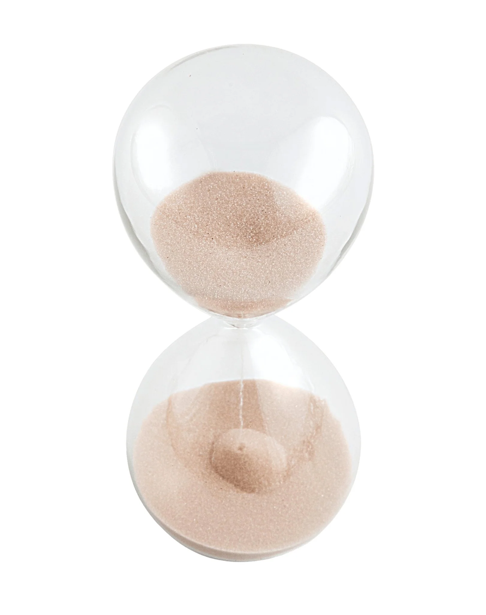 Ampulheta de Vidro Rosa 24,5cm x 9cm - Image 3