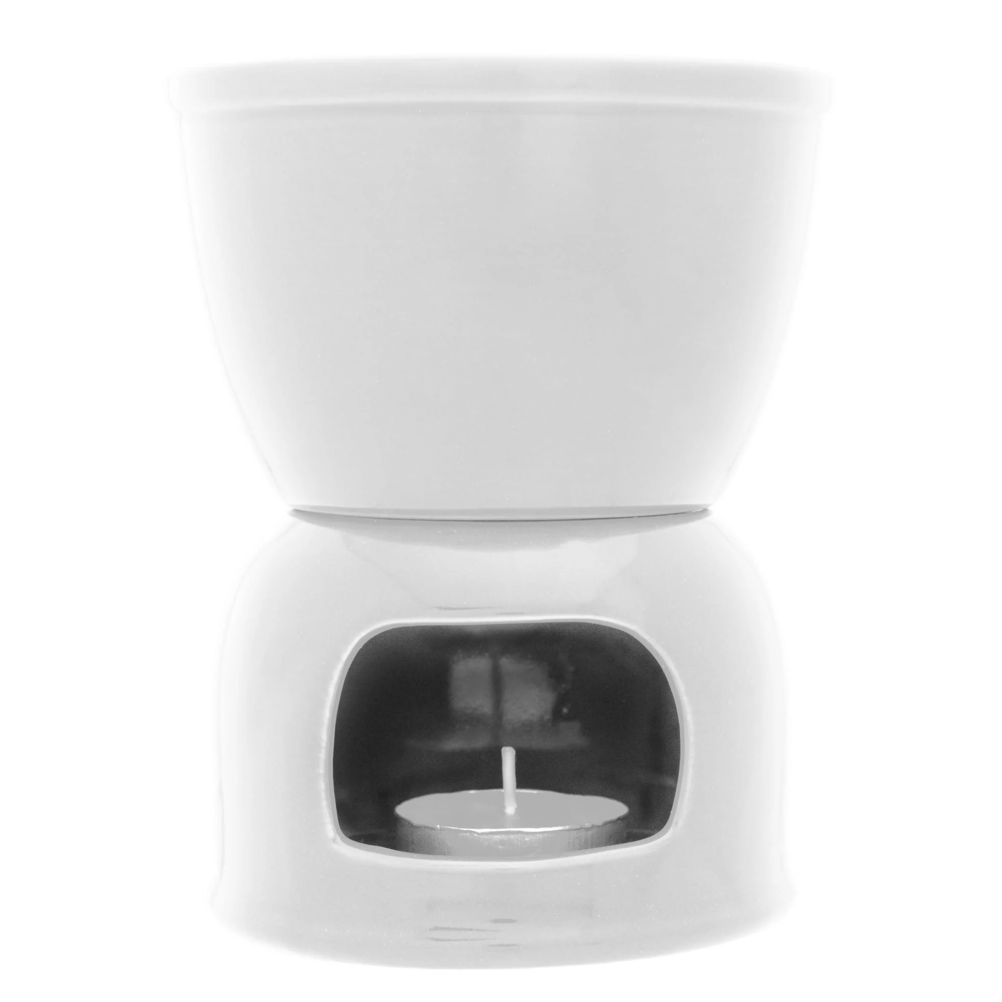 Aparelho de Fondue para Duas Pessoas Branco 4 Peças 400ml - Image 4