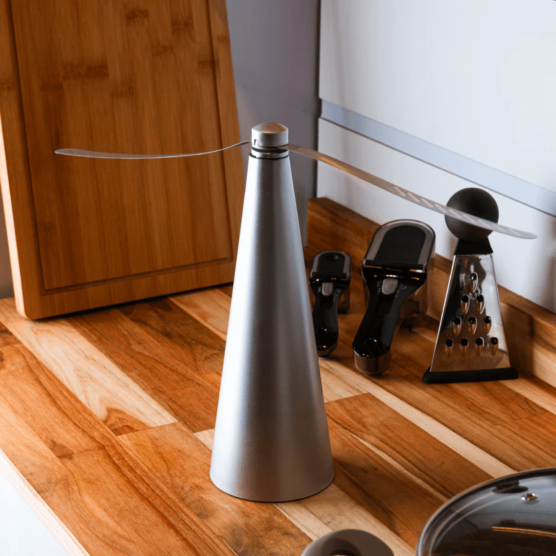 Aparelho para Repelir Insetos Repelente Ventilador de Mesa Prata - Image 2