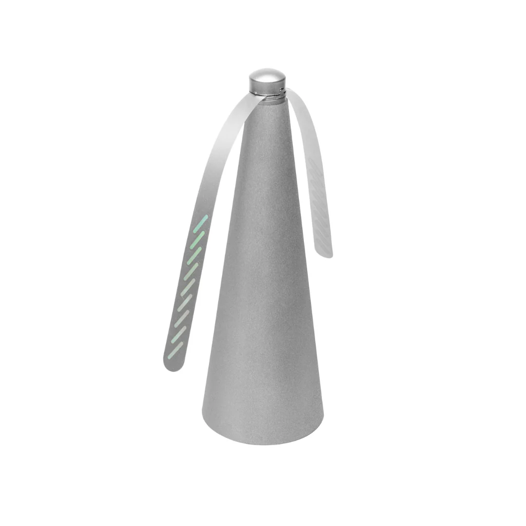 Aparelho para Repelir Insetos Repelente Ventilador de Mesa Prata - Image 5