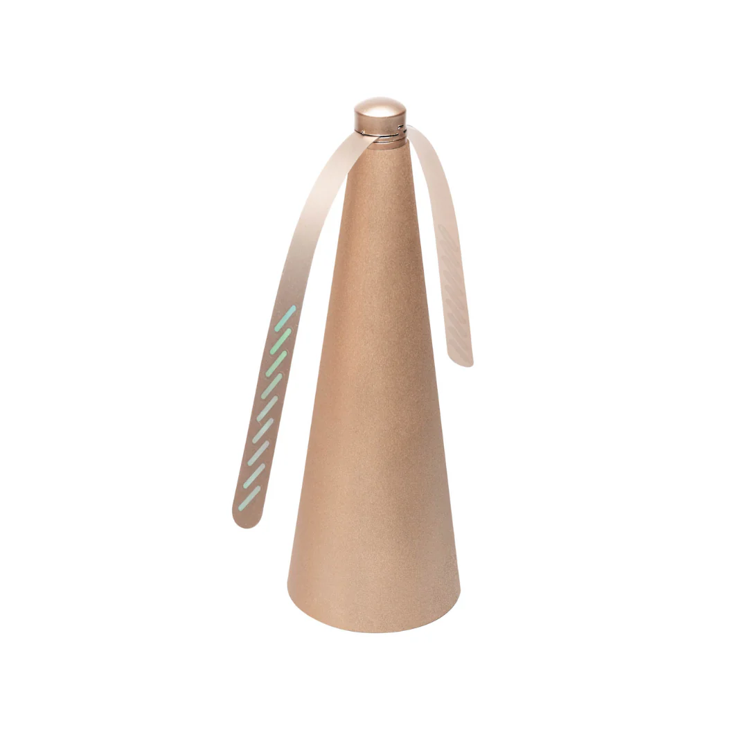 Aparelho para Repelir Insetos Ventilador Repelente de Mesa Rose Metálico - Image 3
