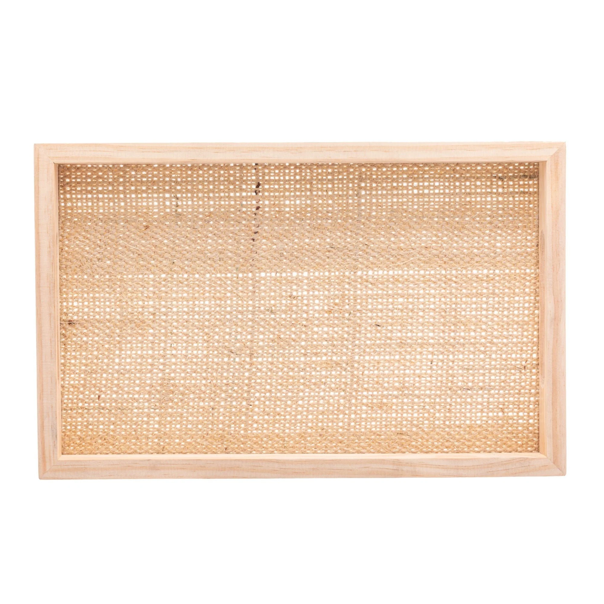 Bandeja de Madeira com Sisal Pinus 38cm - Image 5