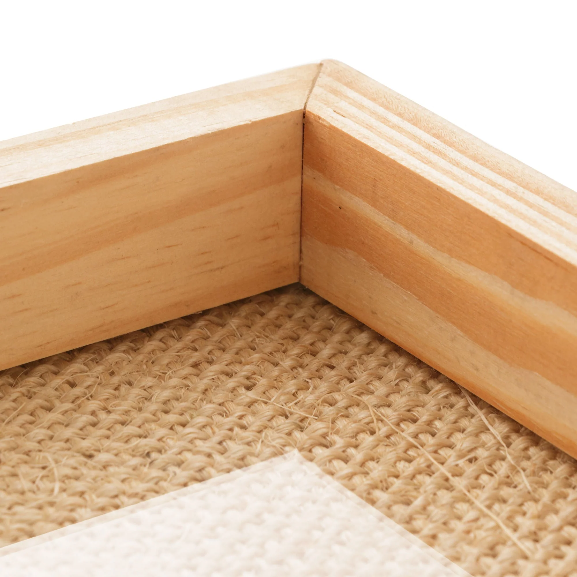 Bandeja de Madeira com Sisal Pinus 38cm - Image 9