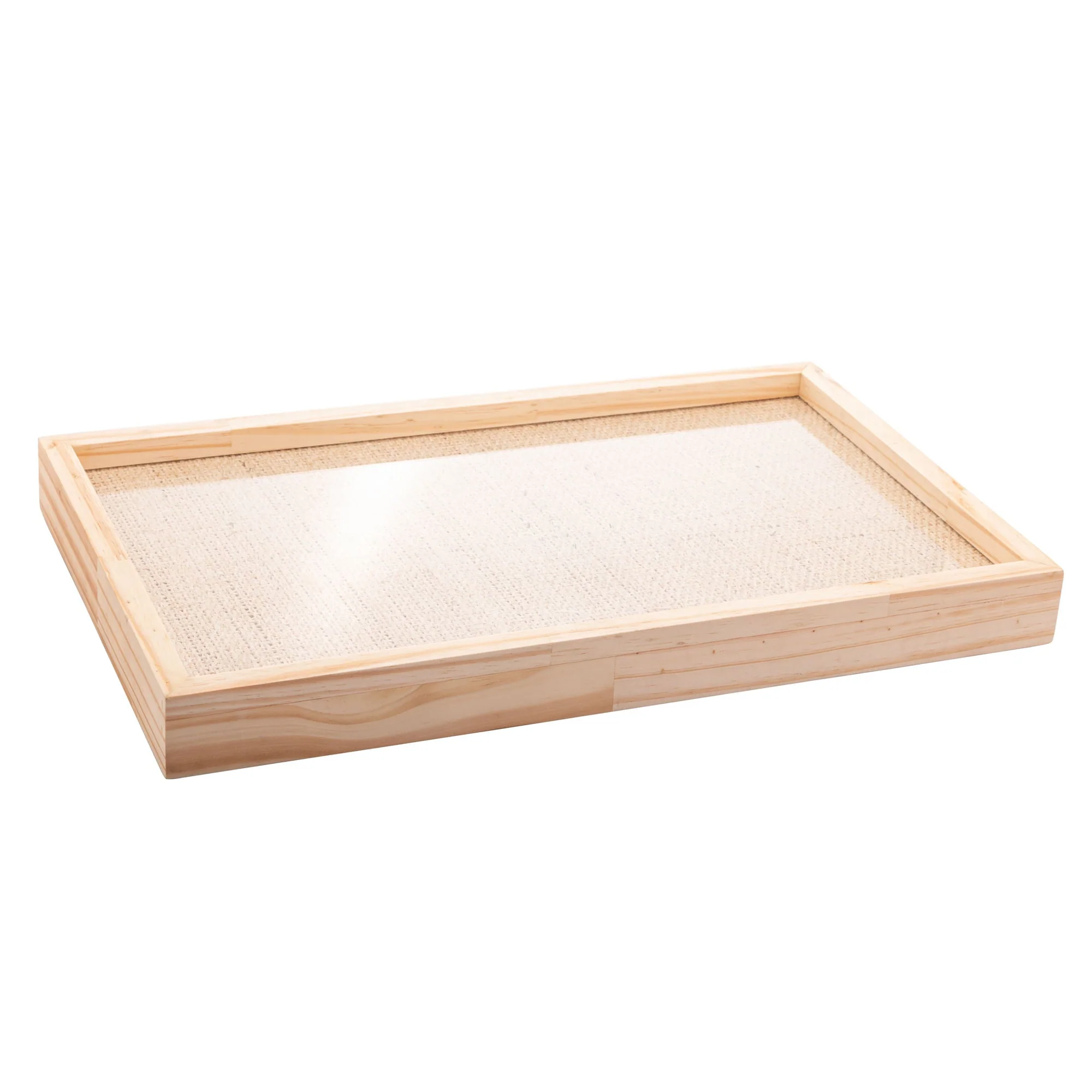 Bandeja de Madeira com Sisal Pinus 62cm - Image 3