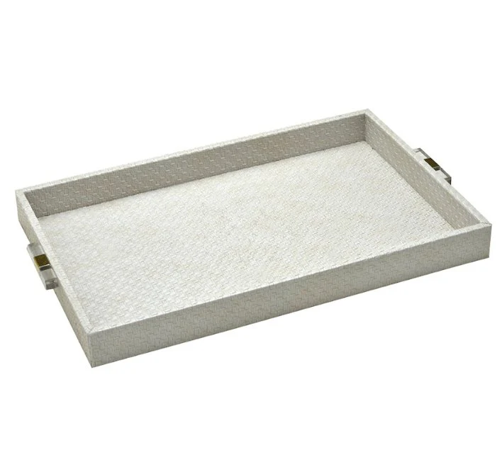 Bandeja Decorativa Retangular com Alças 55,5cm