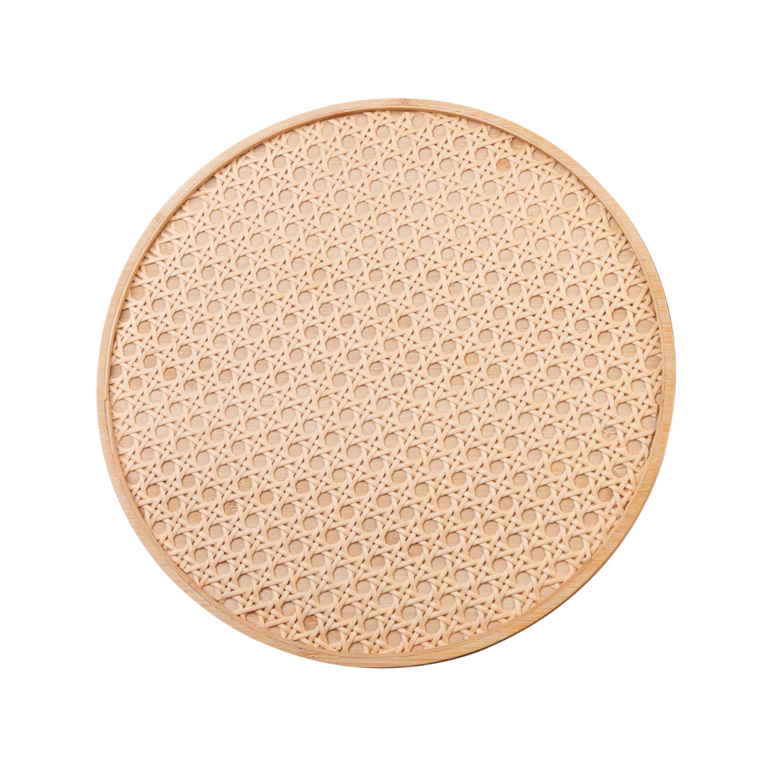 Bandeja Giratória de Bambu com Fundo de Treliça 30cm - Image 4