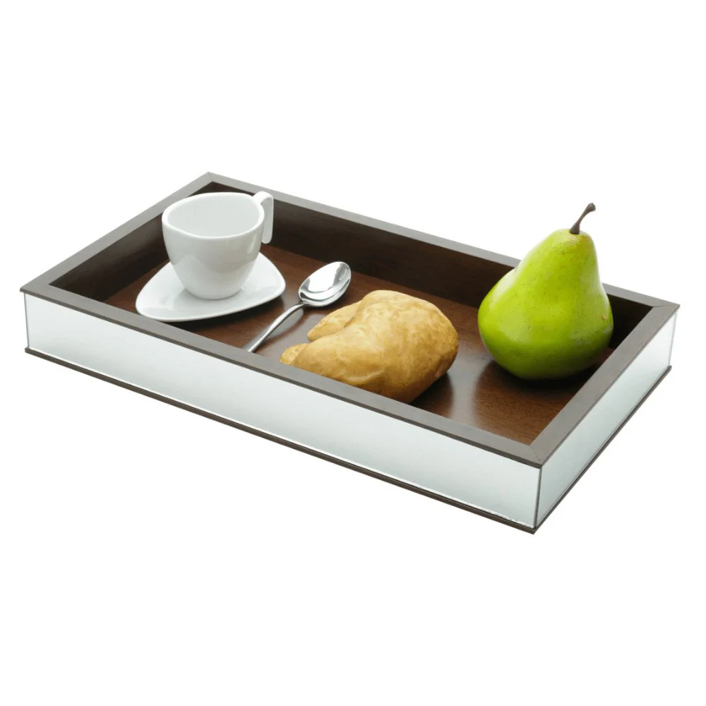 Bandeja em Madeira com Espelho - 35 cm - Image 3