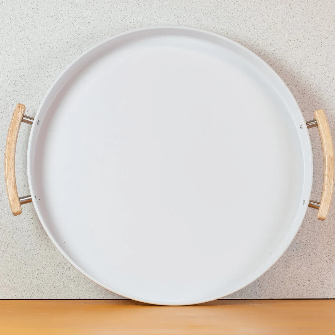 Bandeja Metalla Branco 41,5cm - Image 2