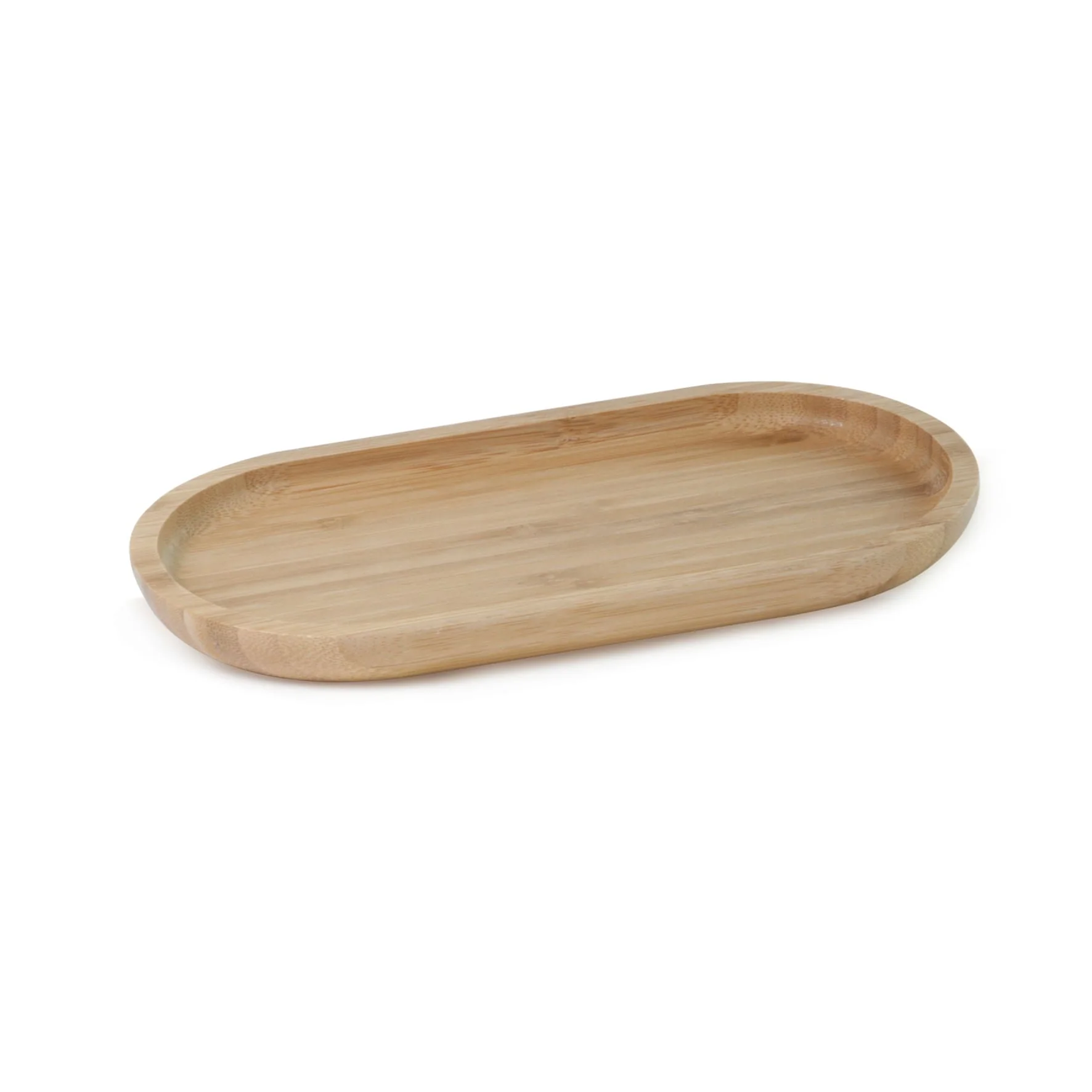 Bandeja Oval de Bambu Ecokitchen 24cm