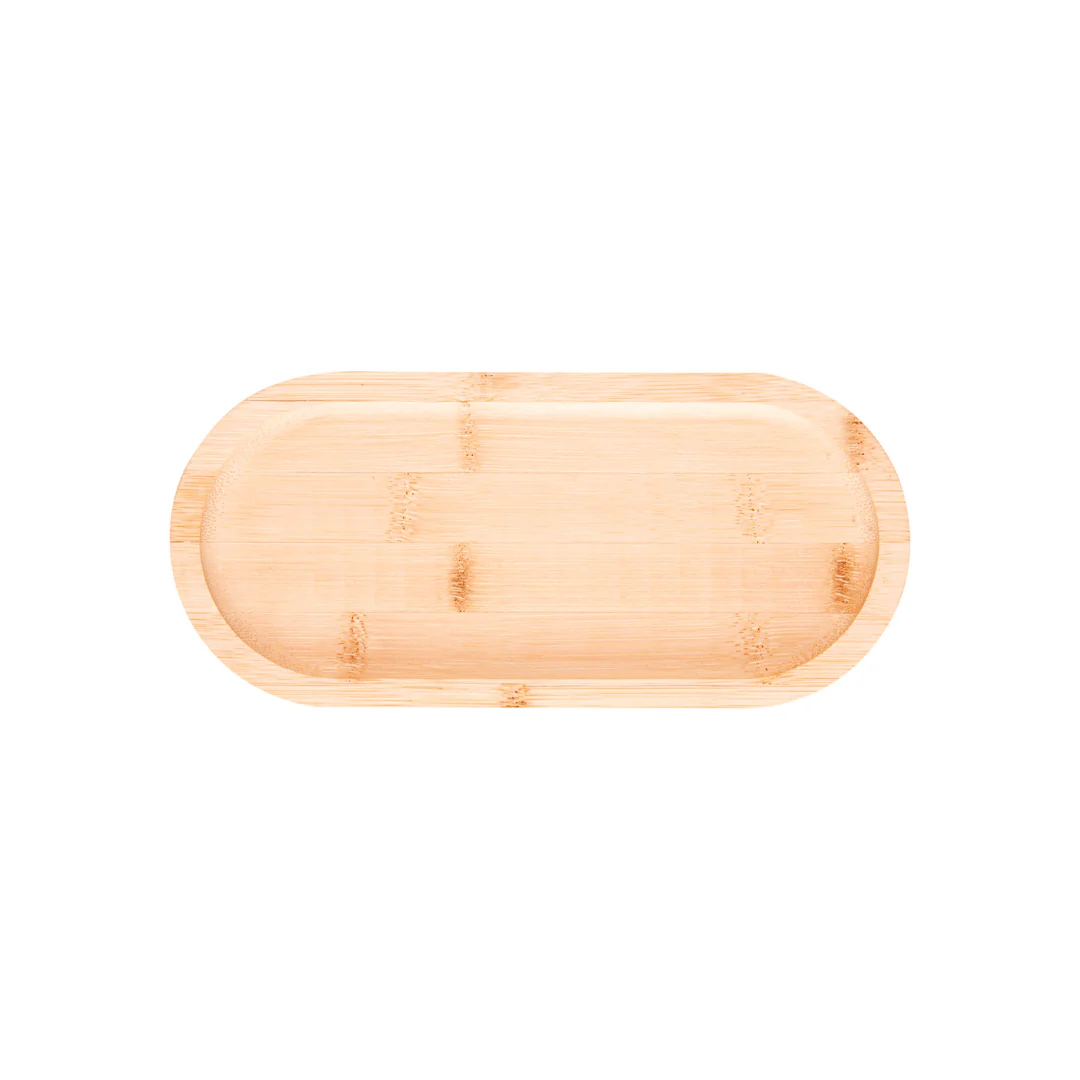 Bandeja Oval de Bambu Nature 20cm - Image 8