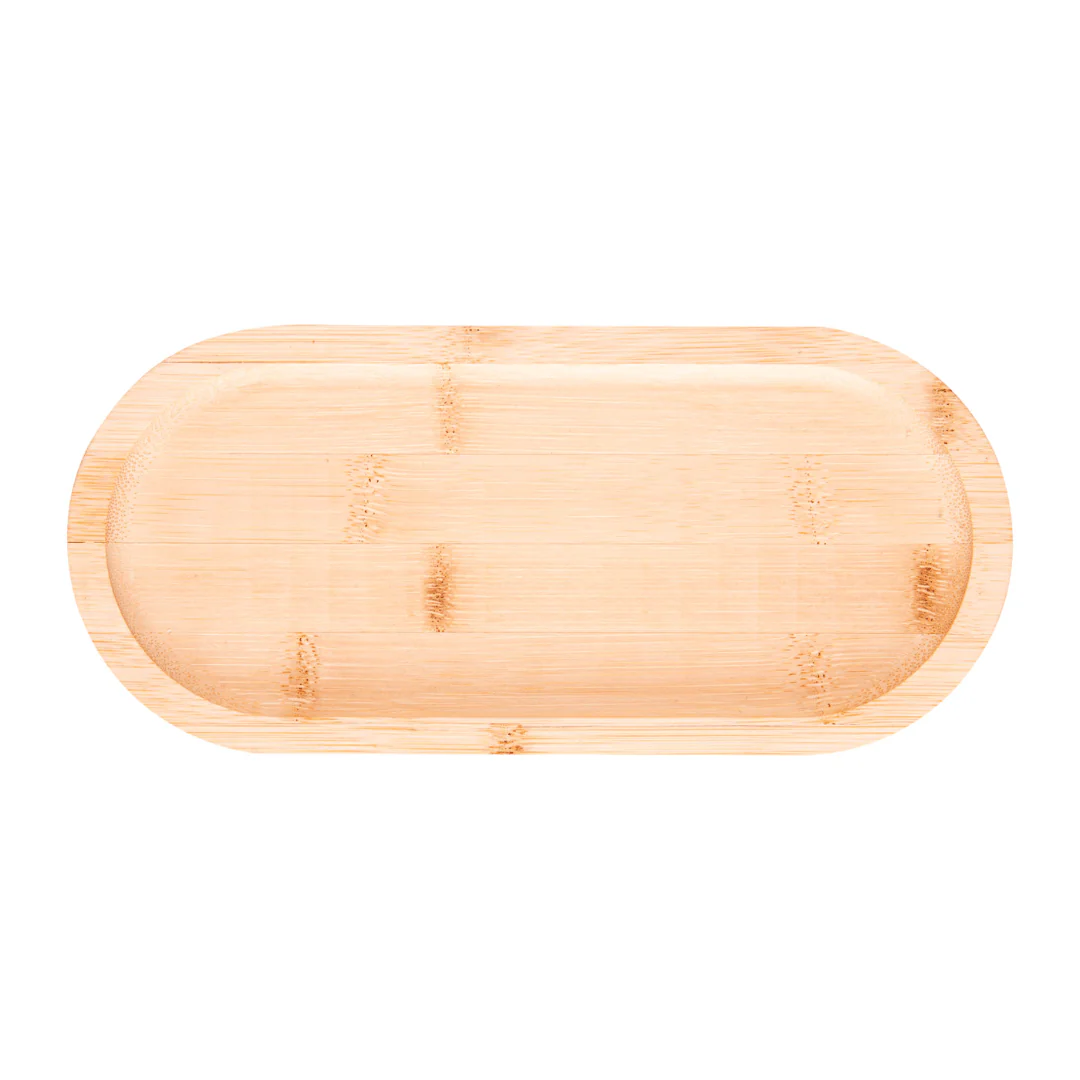 Bandeja Oval de Bambu Nature 24cm - Image 8