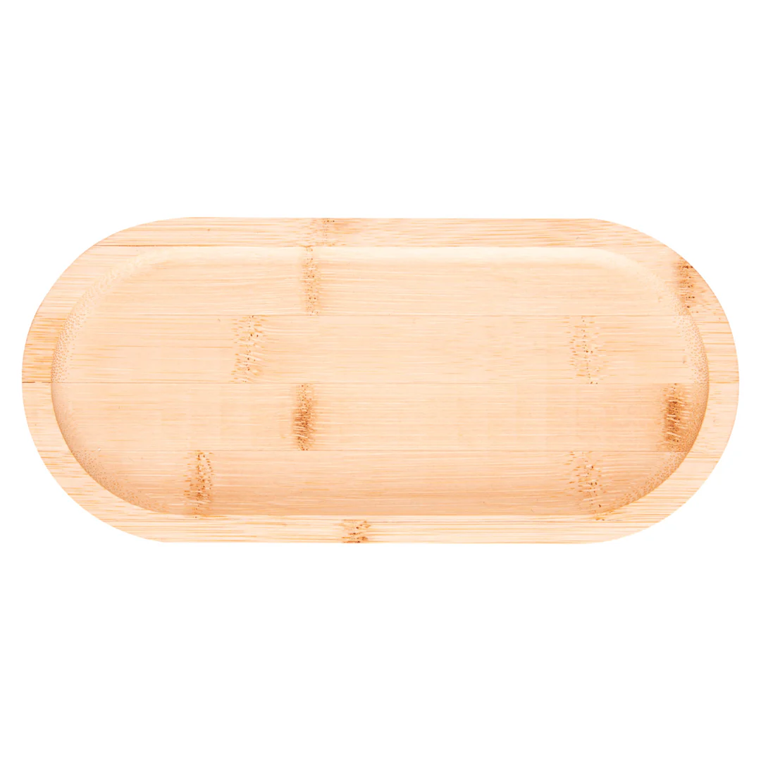 Bandeja Oval de Bambu Nature 28cm - Image 8