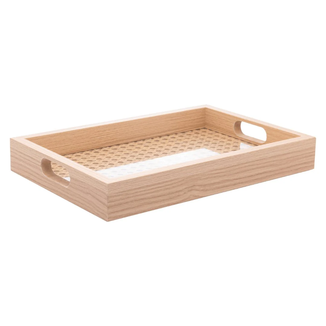 Bandeja Retangular de MDF com Fundo Trelica 35cm - Image 2