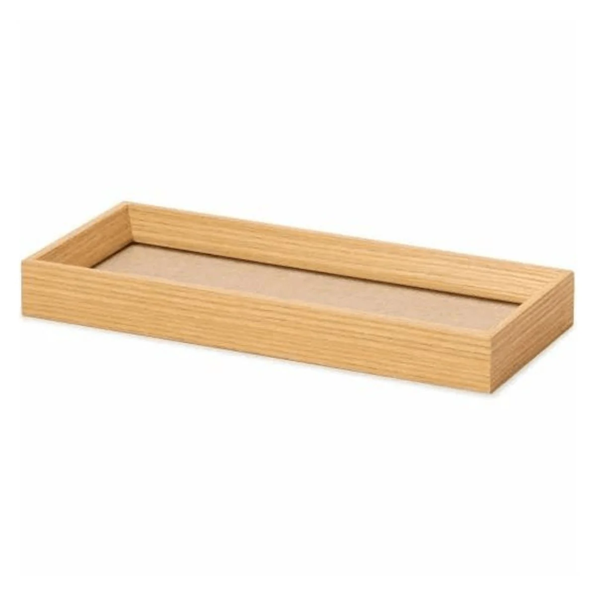 Bandeja Retangular em MDF com Linho 28,5cm
