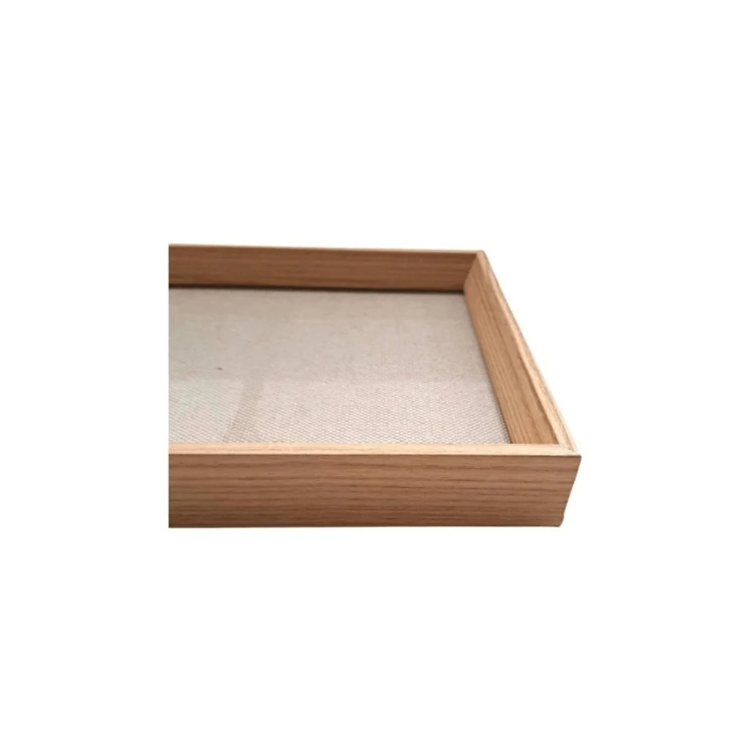 Bandeja Retangular em MDF com Linho 45cm - Image 3