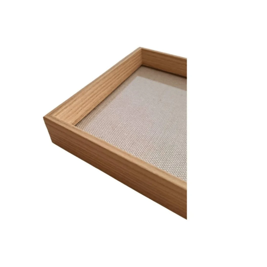 Bandeja Retangular em MDF com Linho 45cm - Image 4