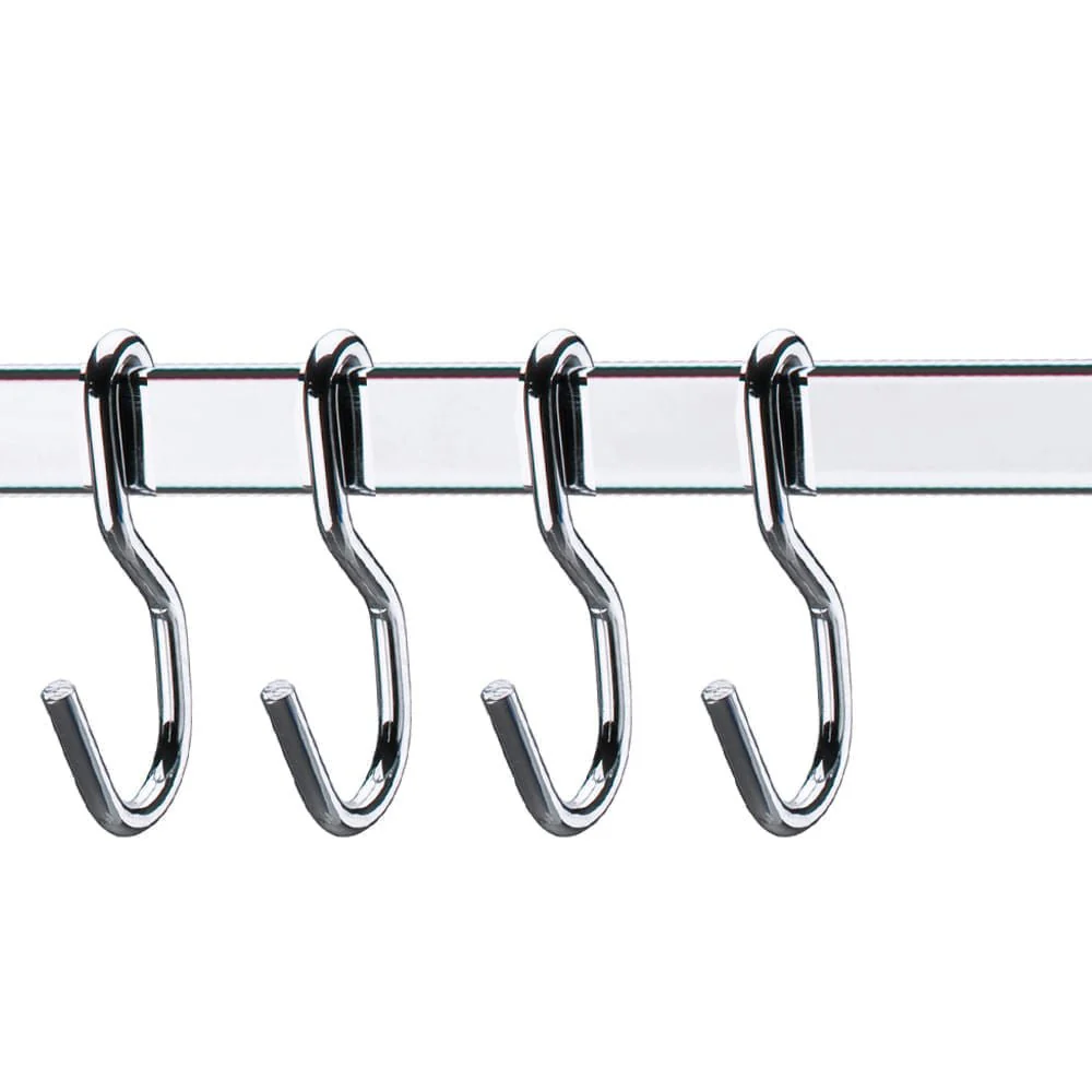 Barra de Piatina 45cm com 6 Ganchos Cromada - Image 5