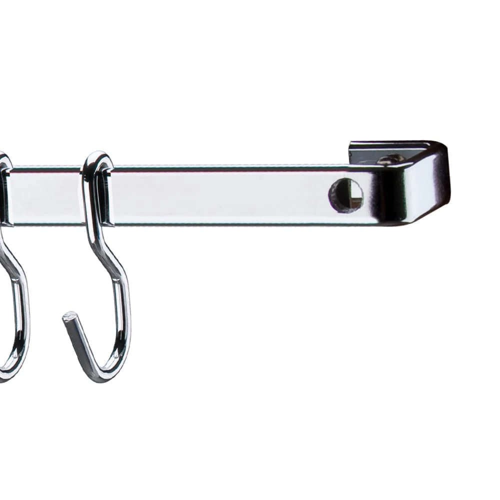 Barra de Piatina 45cm com 6 Ganchos Cromada - Image 6