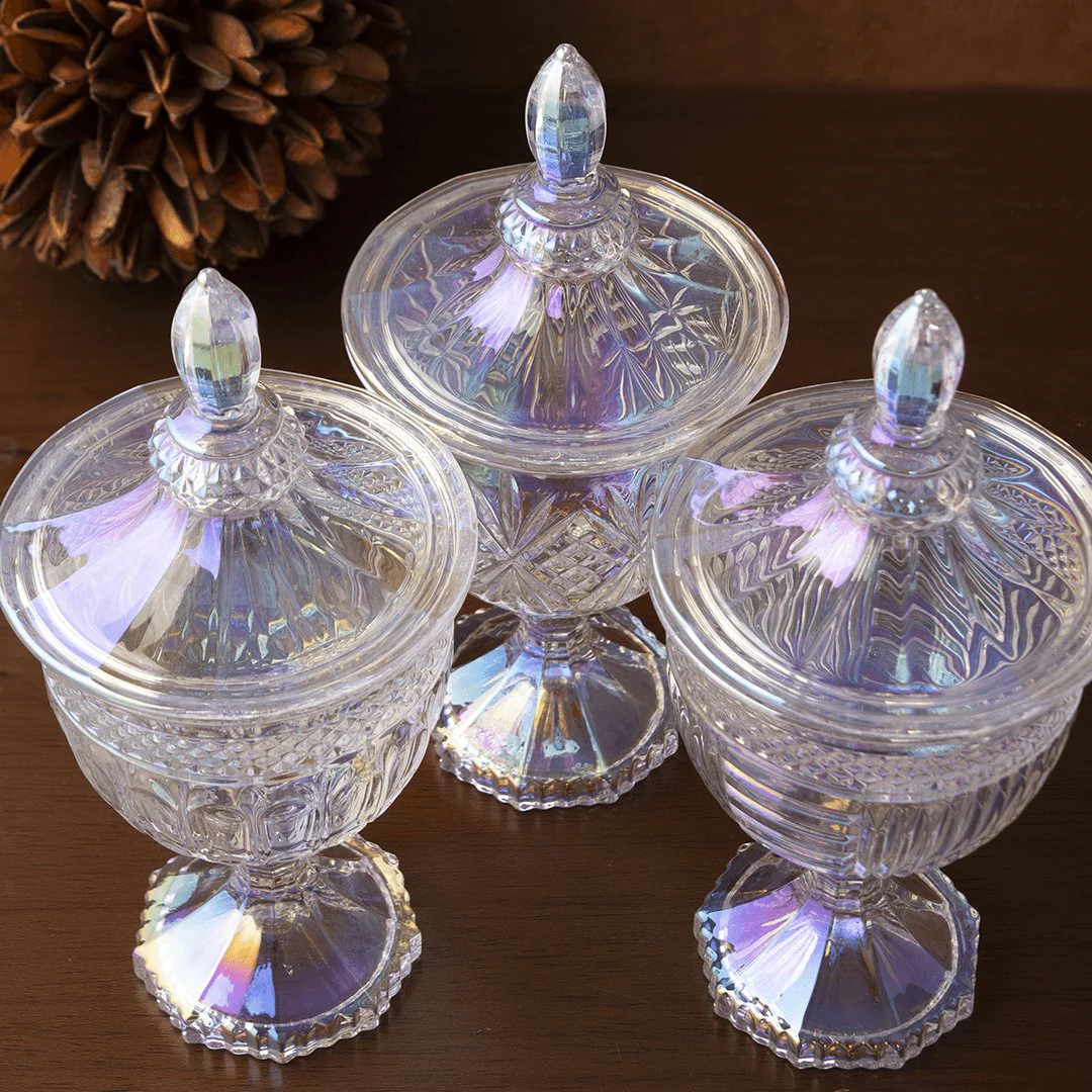 Bomboniere de Cristal De Chumbo Brandon Rainbow 24,5cm - Image 4