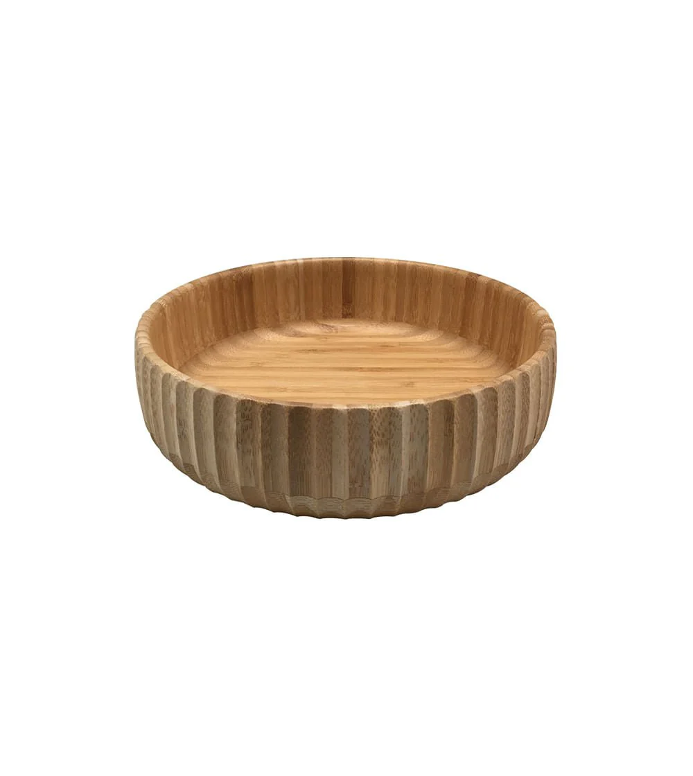 Bowl Canelado de Bambu Grande 22cm