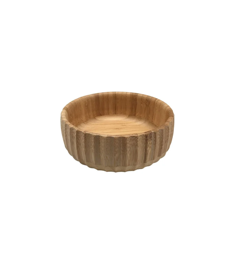 Bowl Canelado De Bambu M 19cm