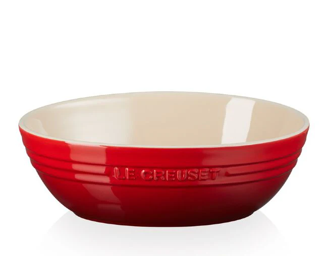 Bowl Cerâmica Oval Vermelho 29cm Le Creuset - Image 3