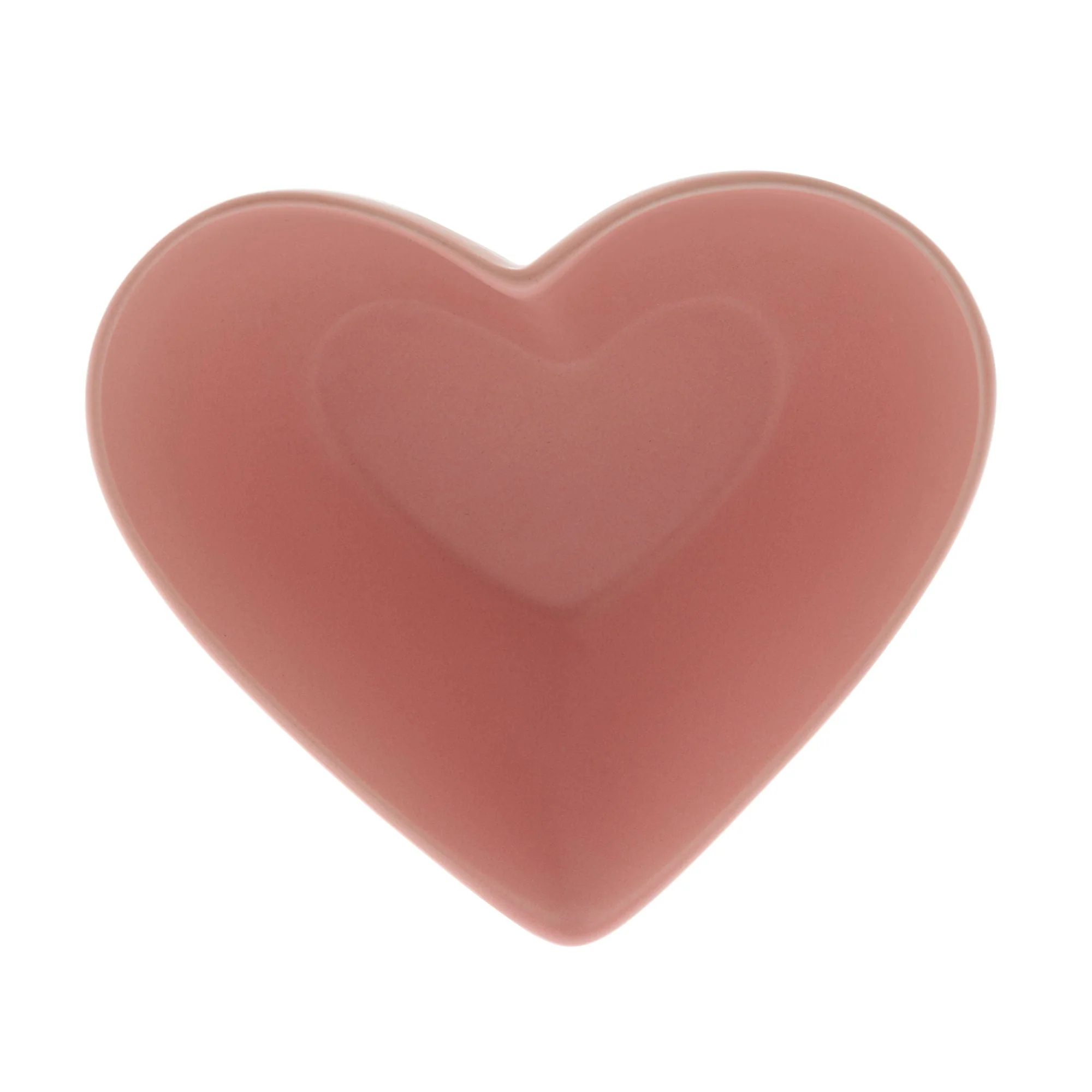 Bowl Coração Decorativo de Cerâmica Heart Rosa 21cm - Image 2