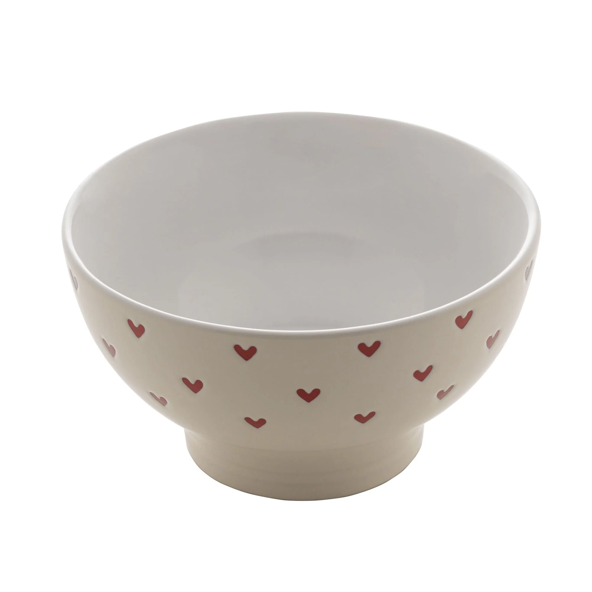 Bowl em Cerâmica Coração Branco 13cm - Image 3