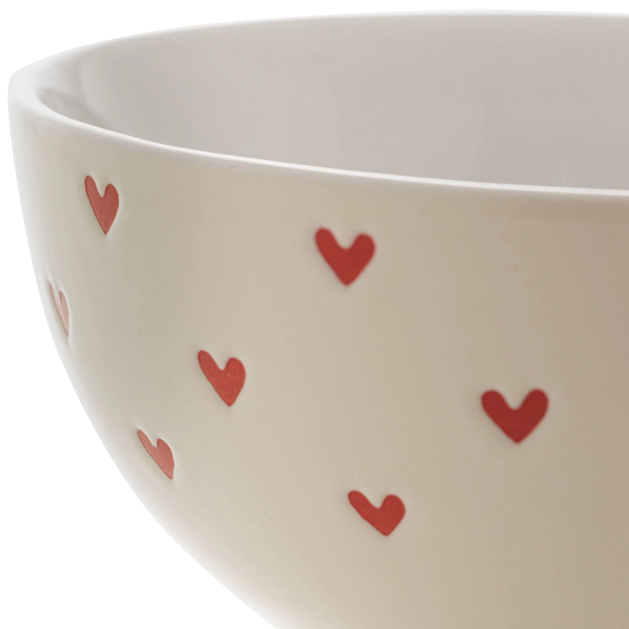 Bowl em Cerâmica Coração Branco 13cm - Image 6