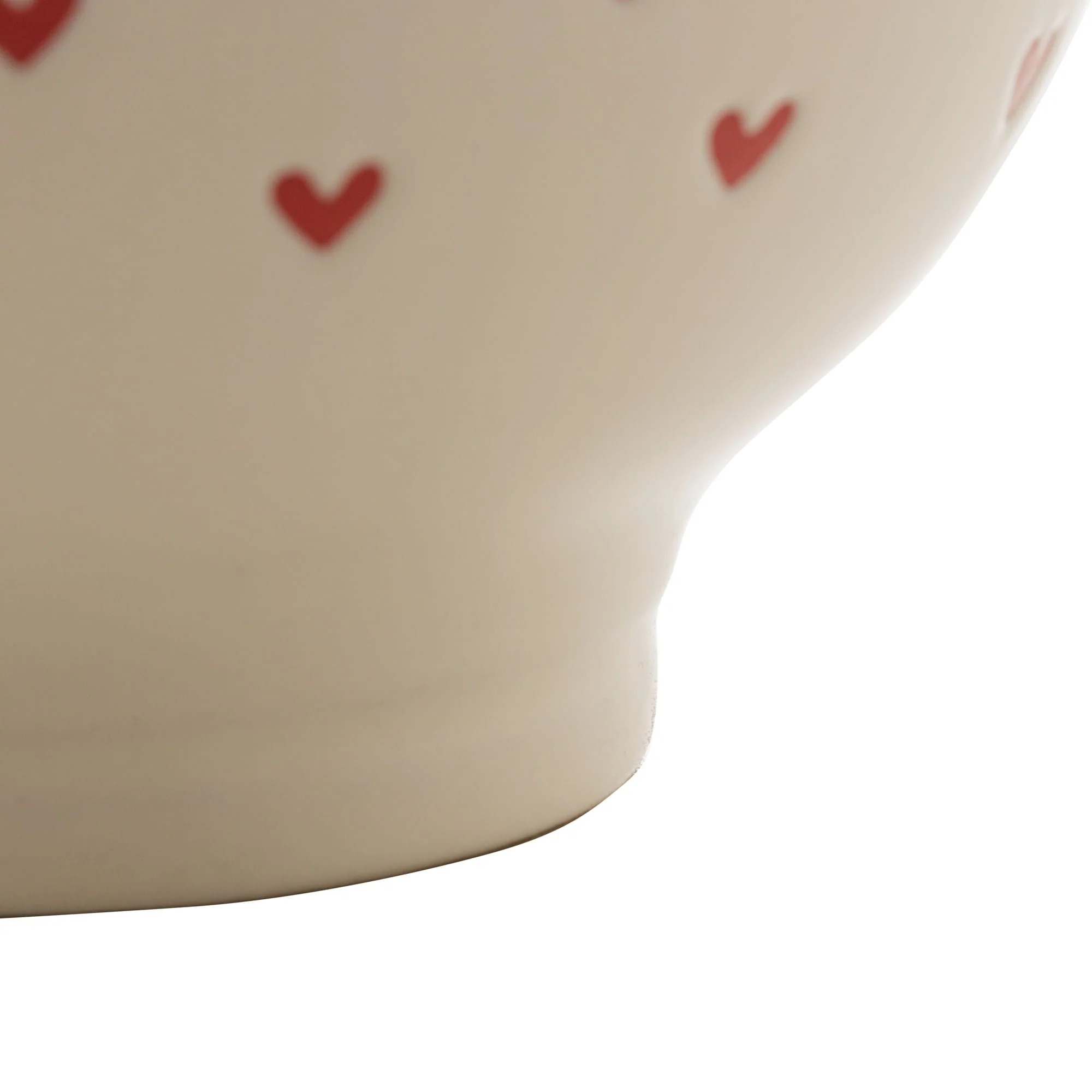 Bowl em Cerâmica Coração Branco 13cm - Image 7