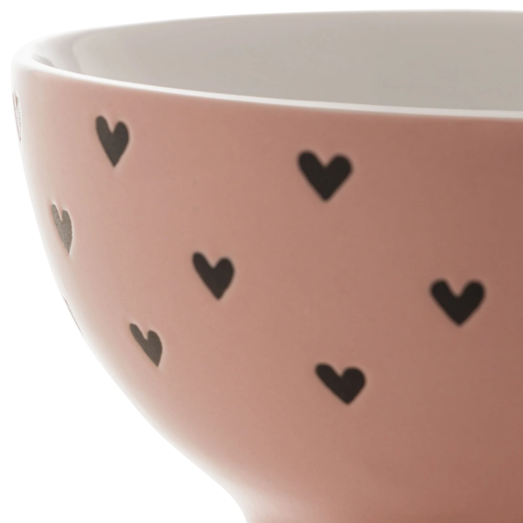 Bowl em Cerâmica Coração Rosa 13cm - Image 4
