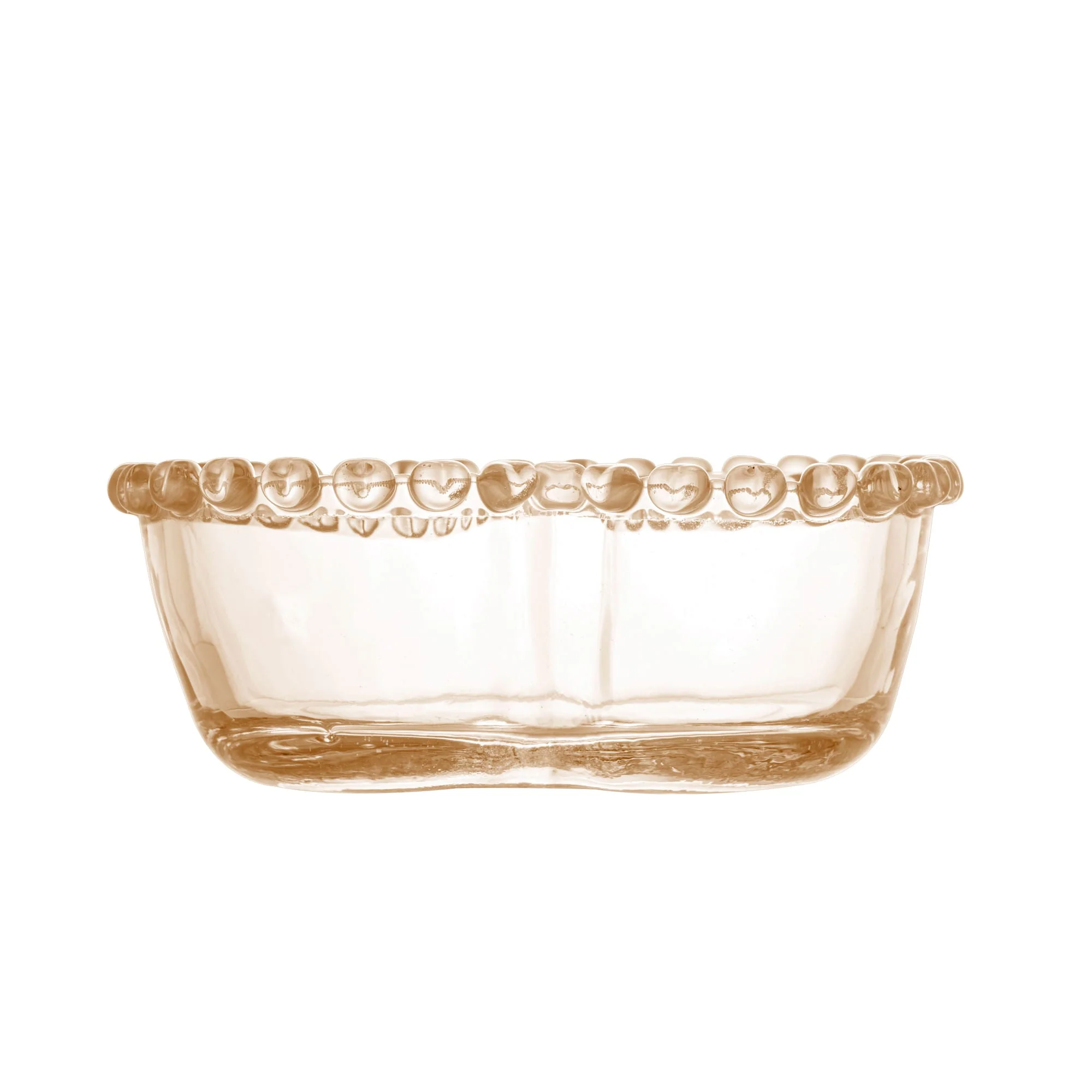 Bowl em Formato de Coração Âmbar Metalizado 13,5cm - Image 3