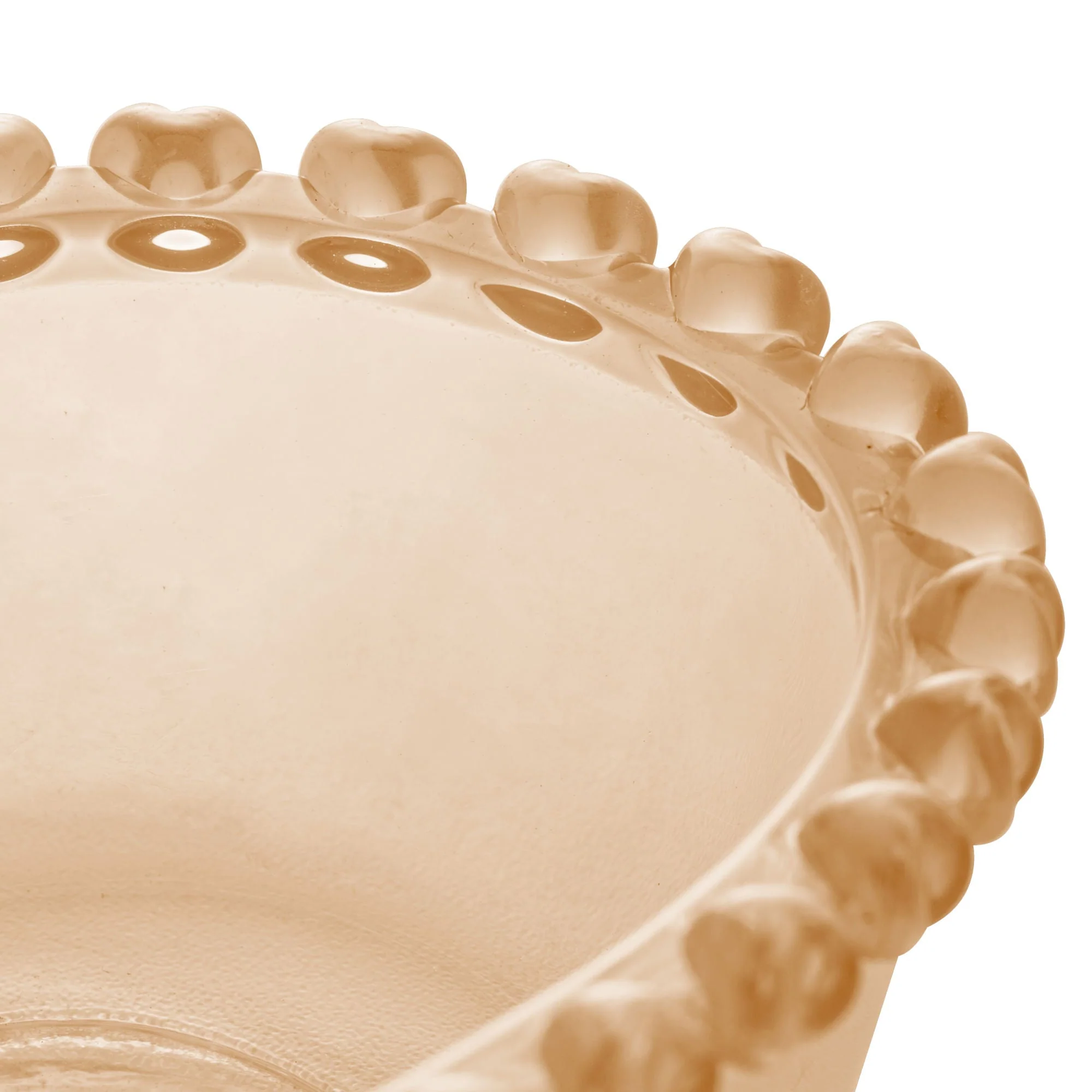 Bowl em Formato de Coração Âmbar Metalizado 13,5cm - Image 4