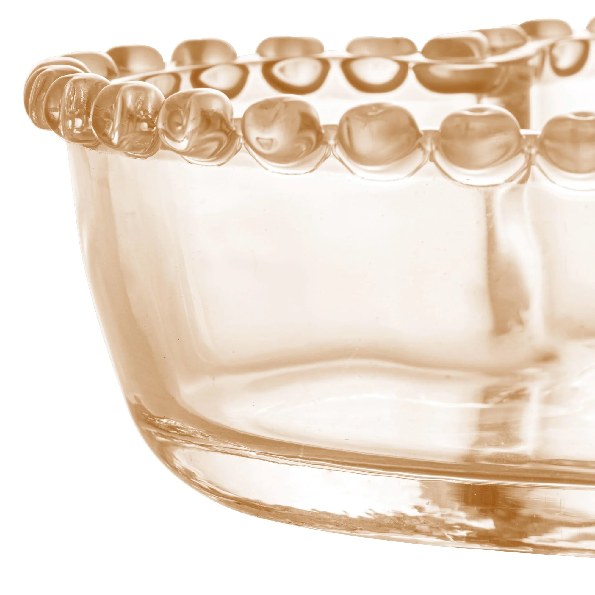 Bowl em Formato de Coração Âmbar Metalizado 13,5cm - Image 5