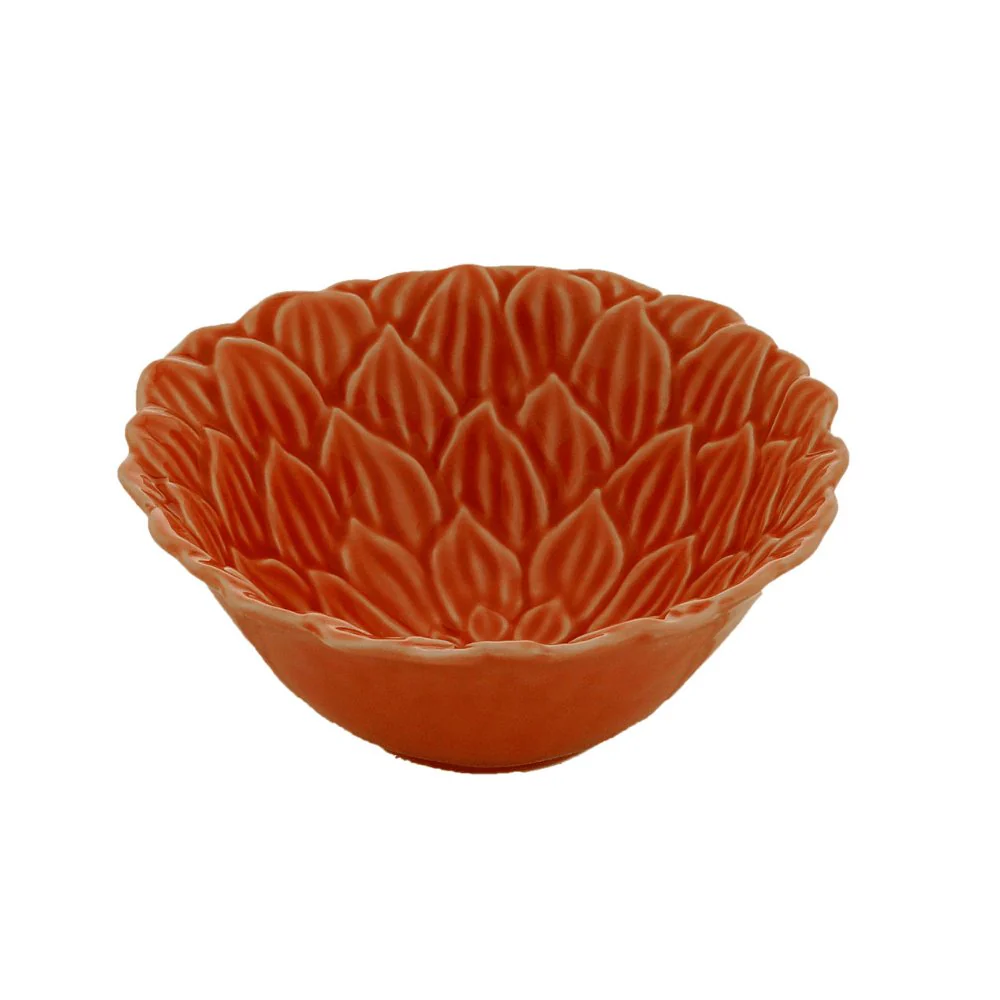 Bowl Porcelana Daisy Flor Coral - 14 cm - Image 3