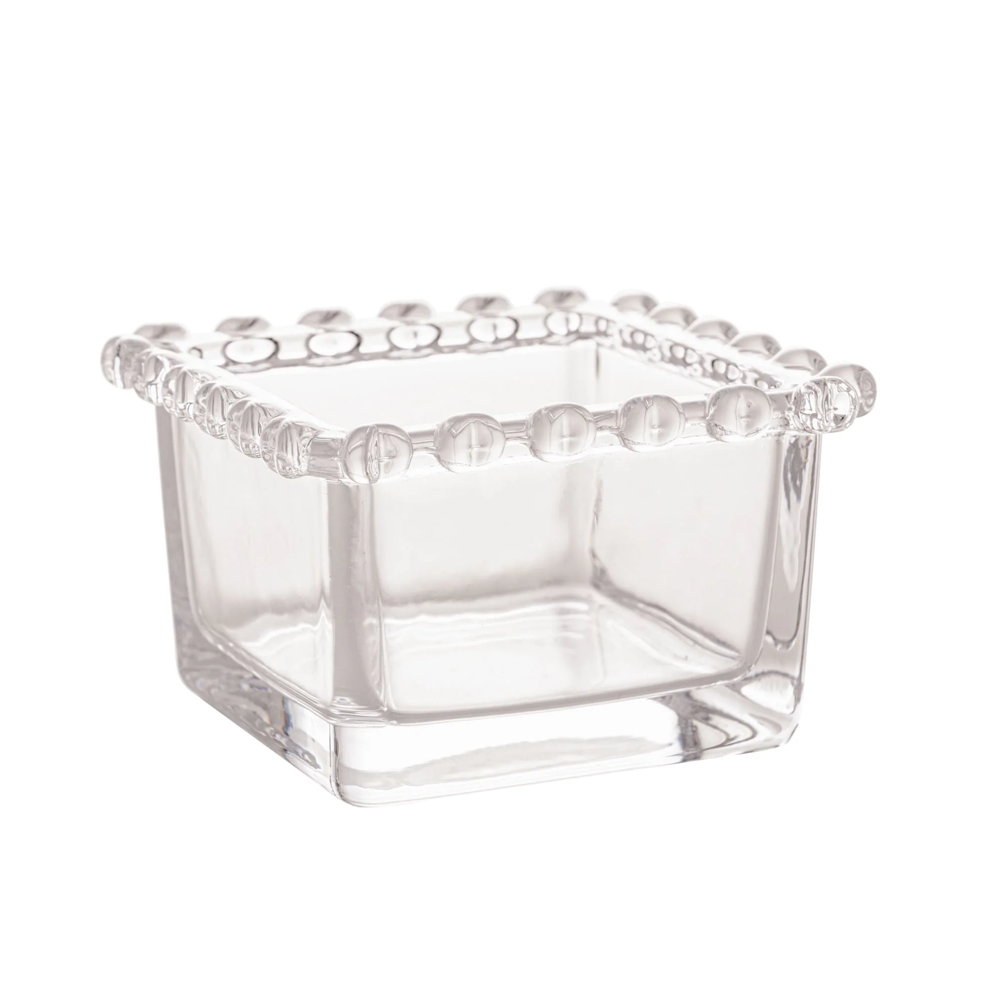 Bowl Quadrado de Cristal Coração Pearl Transparente 8,5cm - Image 17