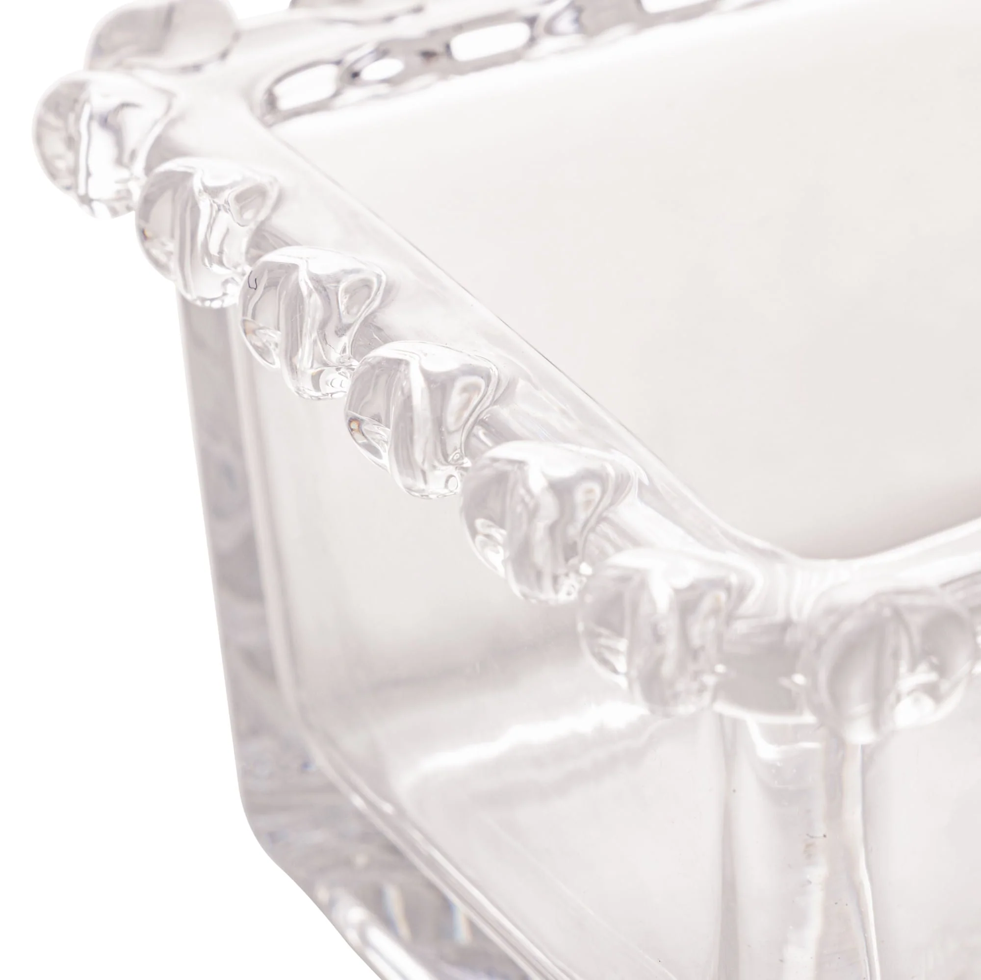 Bowl Quadrado de Cristal Coração Pearl Transparente 8,5cm - Image 18