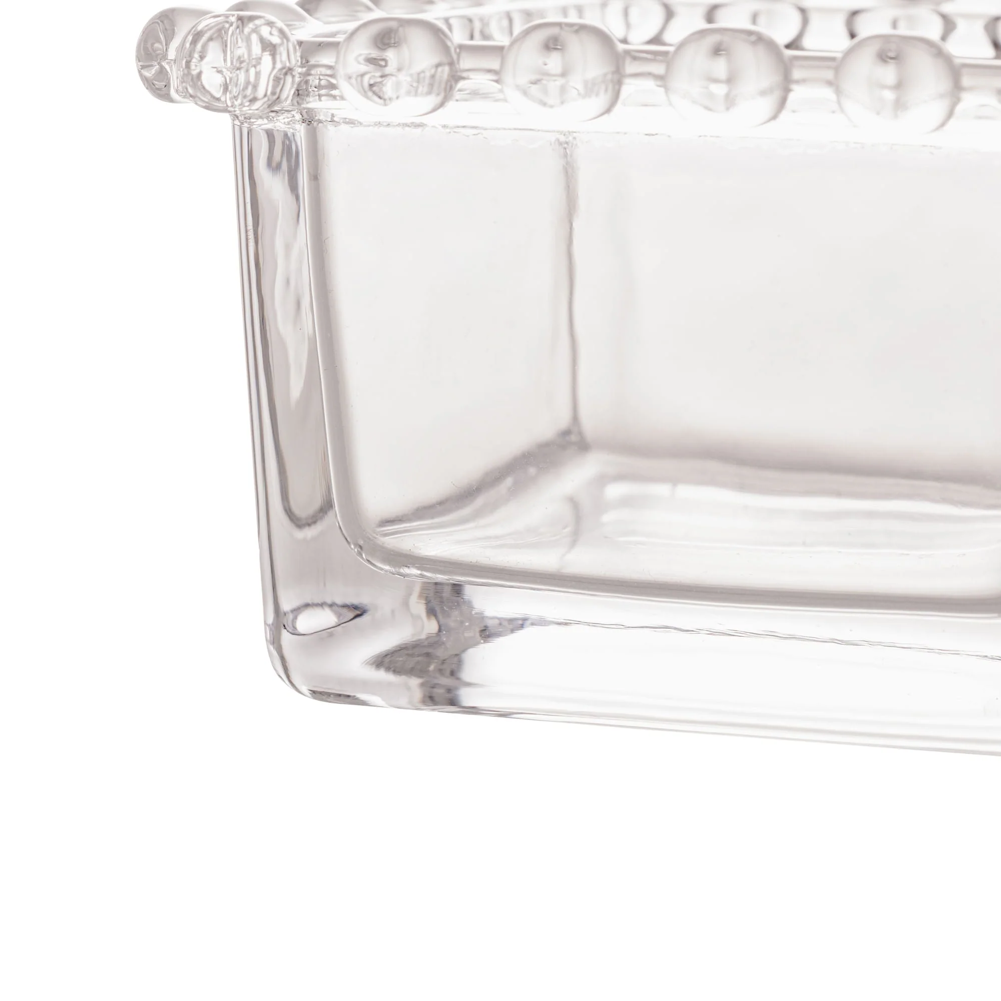 Bowl Quadrado de Cristal Coração Pearl Transparente 8,5cm - Image 19