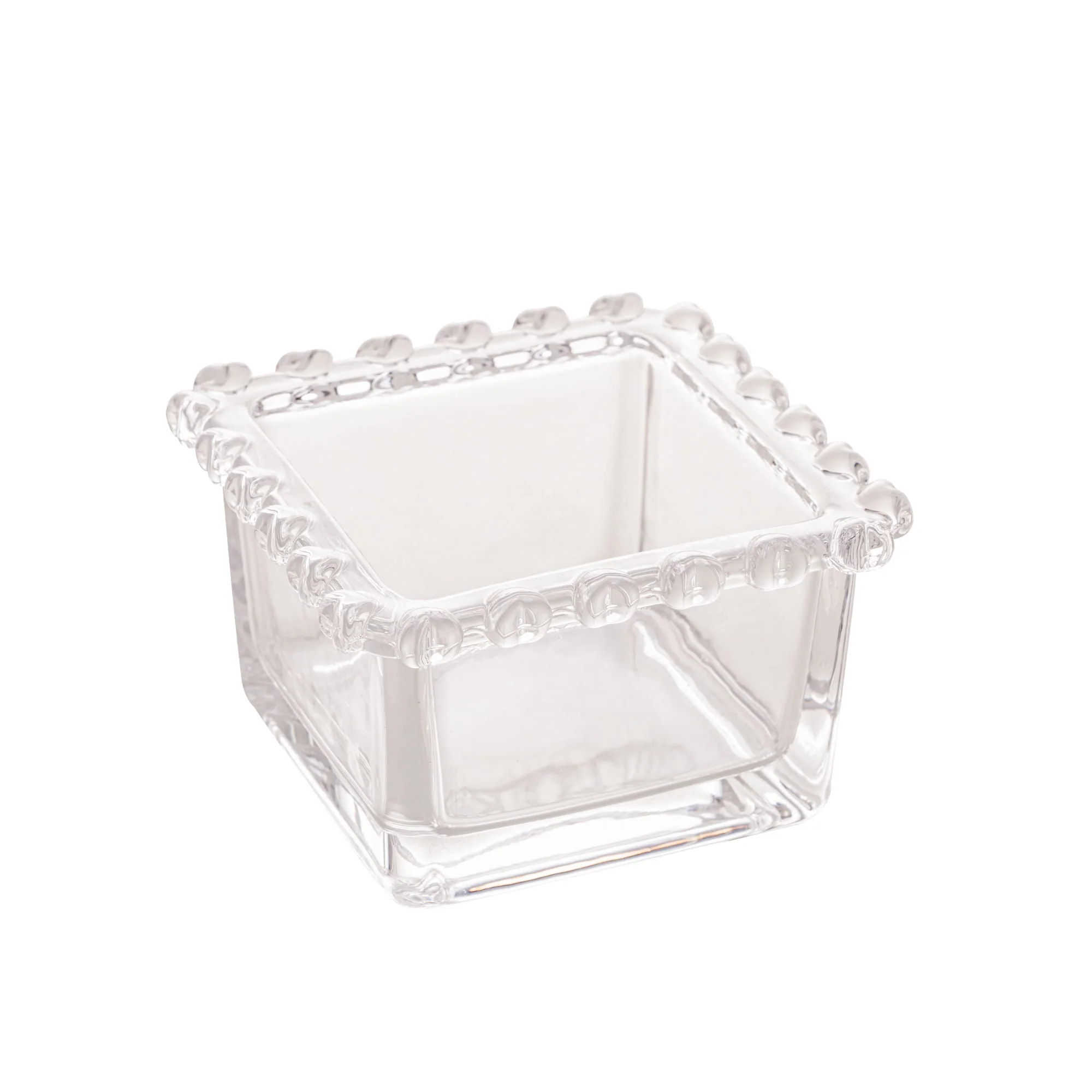 Bowl Quadrado de Cristal Coração Pearl Transparente 8,5cm - Image 22