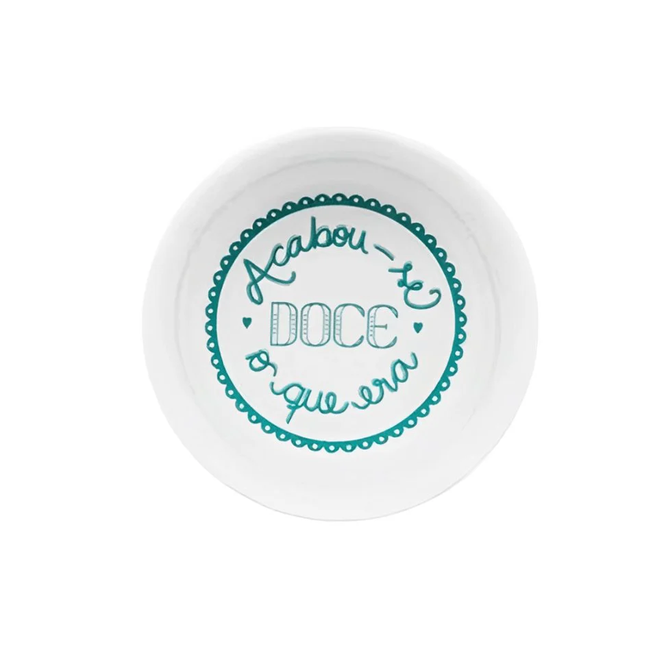Bowl Ramequin de Porcelana Branco e Azul 180ml - Image 2