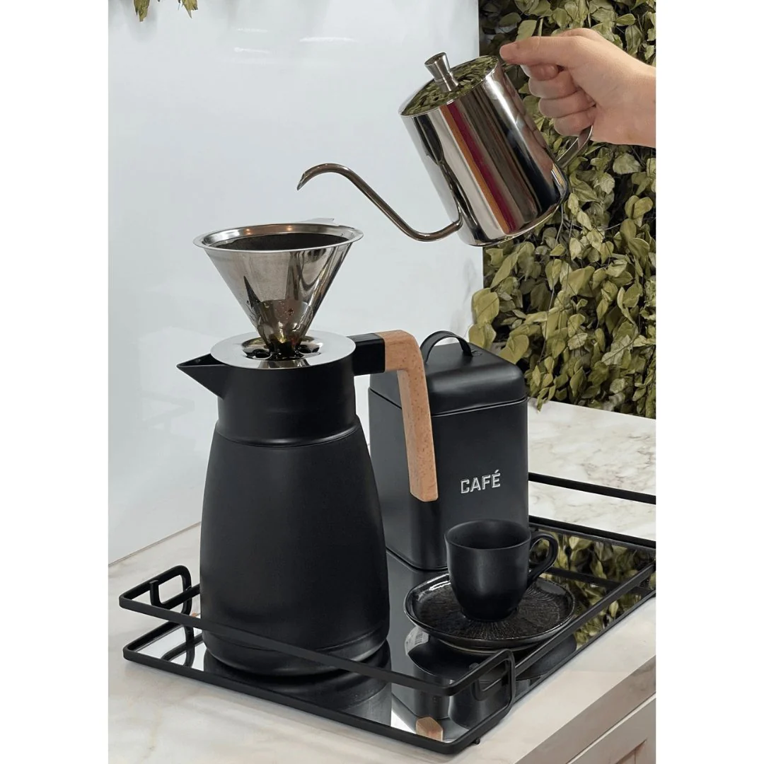 Bule Bico Fino em Aço Inox Cromado 600ml - Image 3
