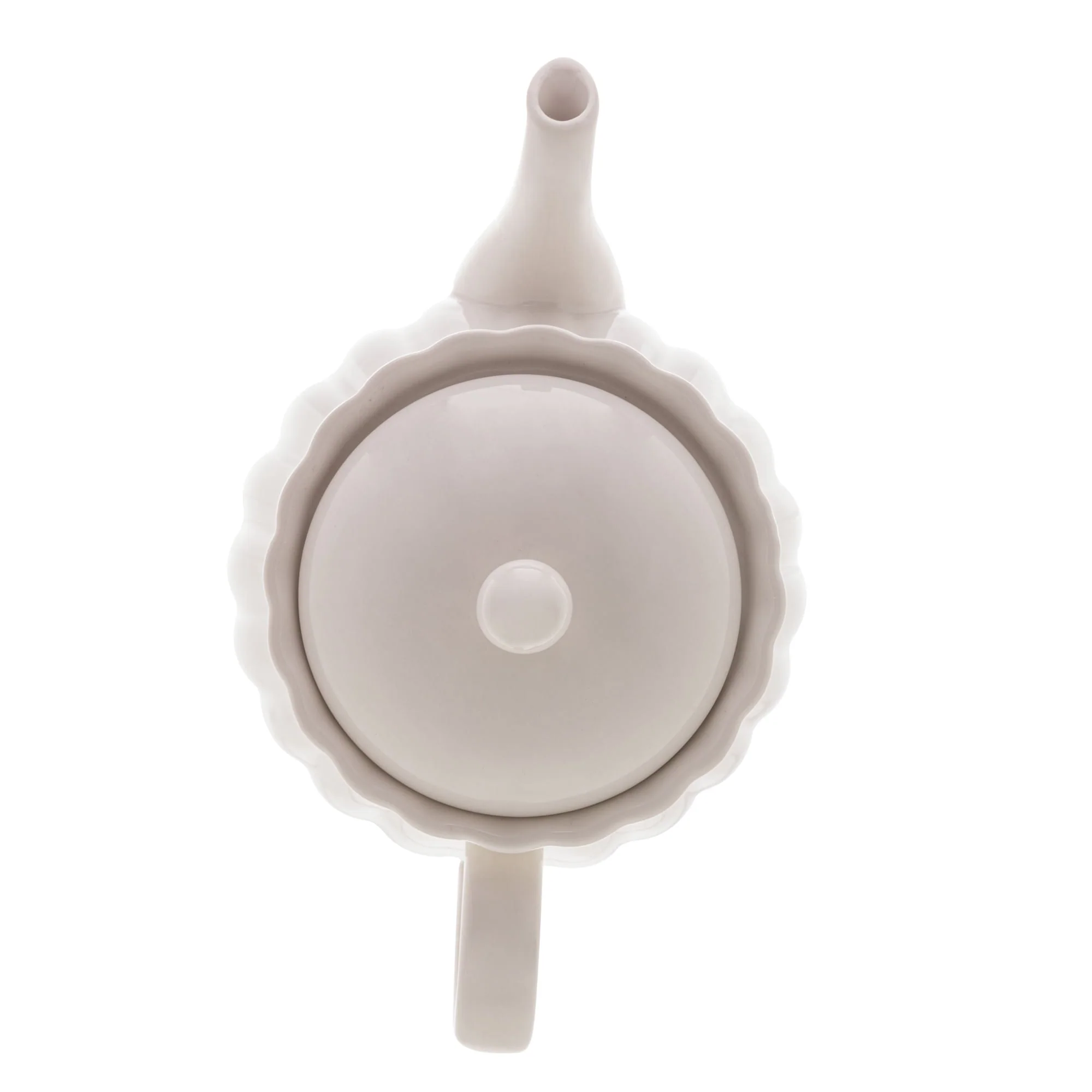 Bule de Porcelana Petala Branco 950ml - Image 5