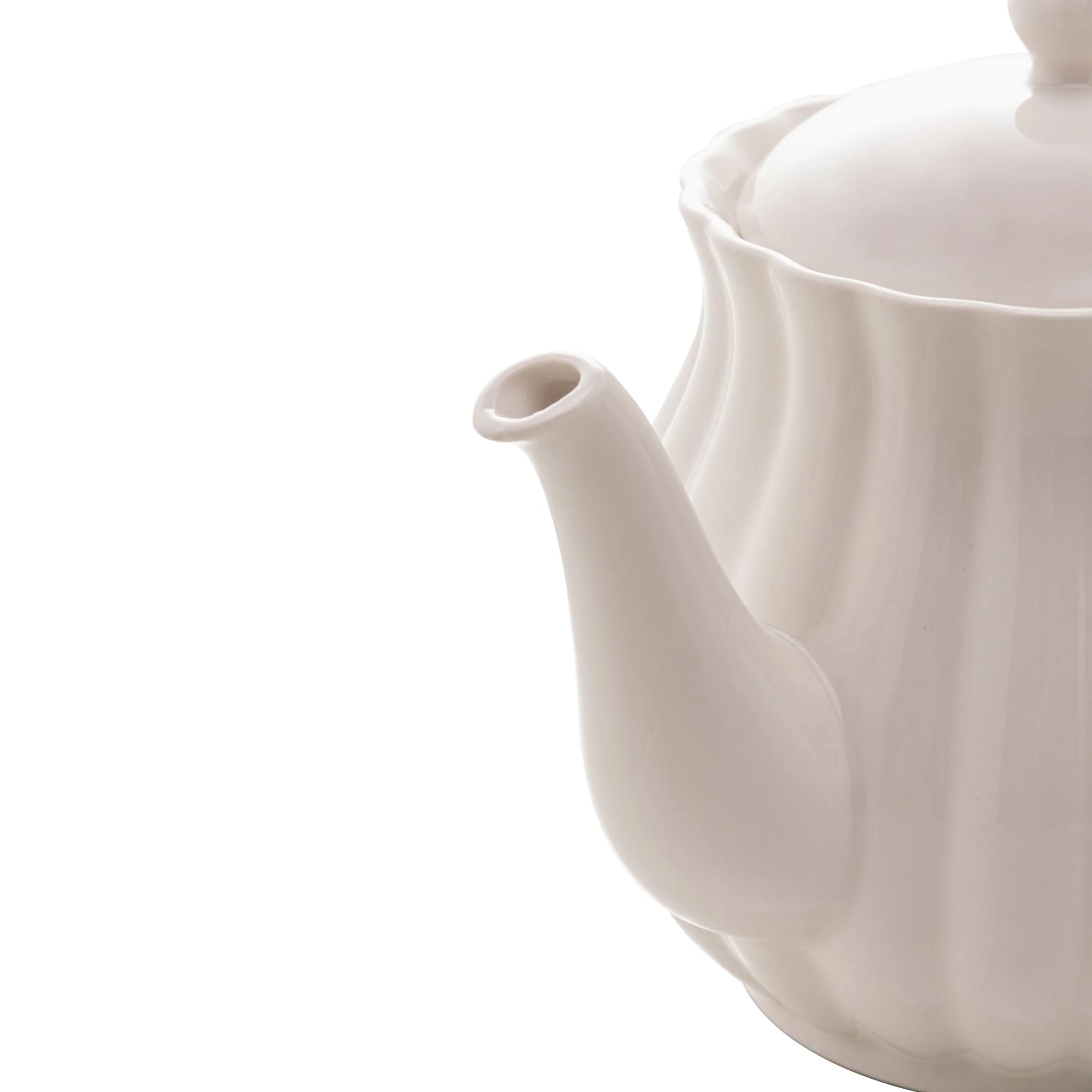 Bule de Porcelana Petala Branco 950ml - Image 6